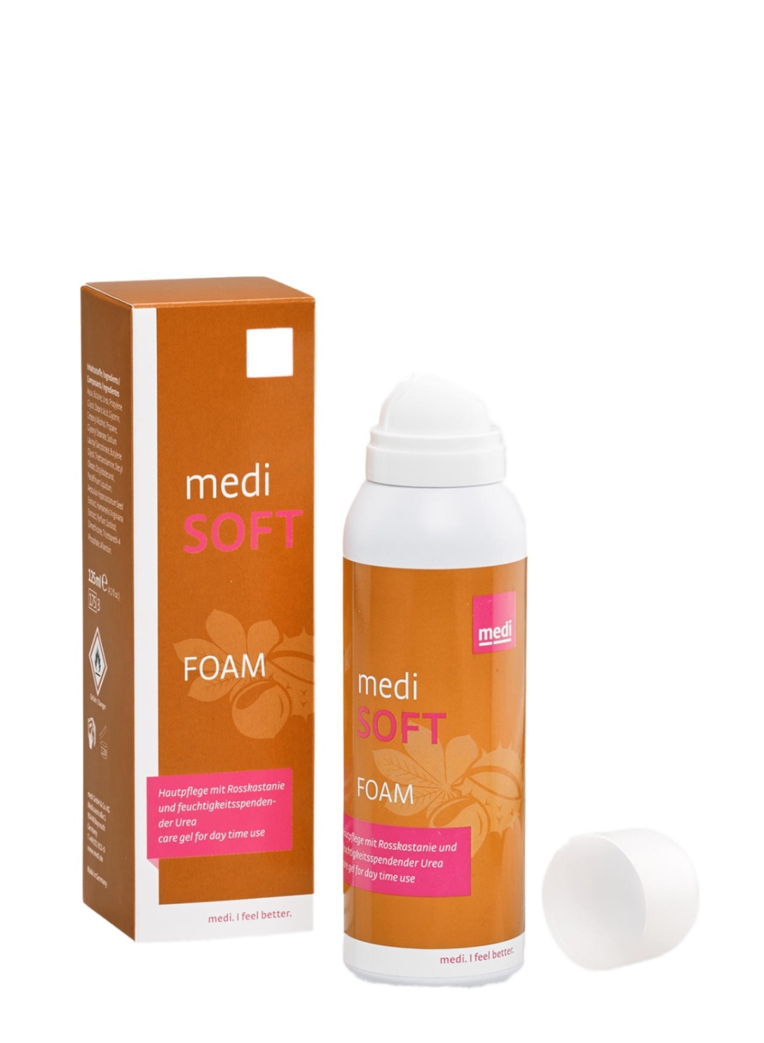 medi soft Pianka pielęgnacyjna z wyciągiem z kasztanowca i mocznikiem (10%)